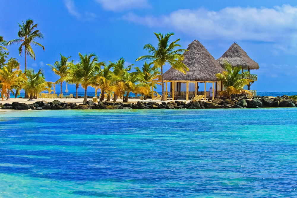 Beautiful views of beaches and jungles in Punta Cana. 
