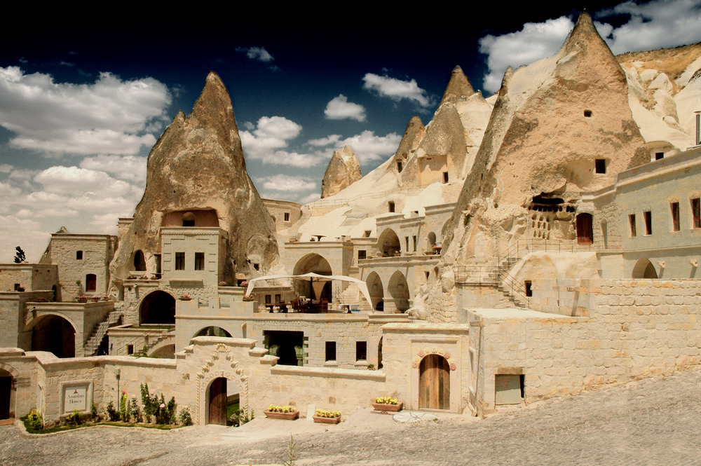 The cave dwellings of Goreme, Turkey. 