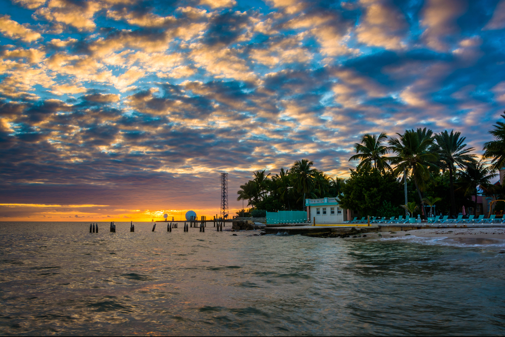 sunset views of Key West. 