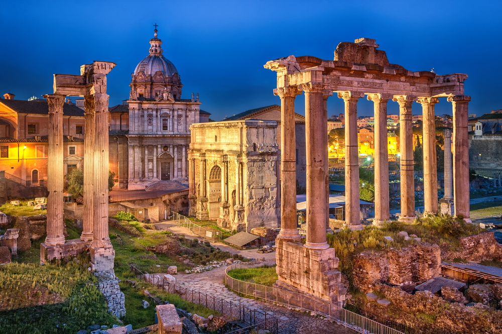The Roman Forum, Rome, Italy. 