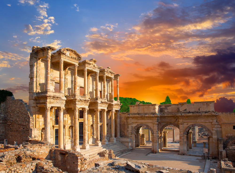The Celsus Library in Ephesus, Turkey