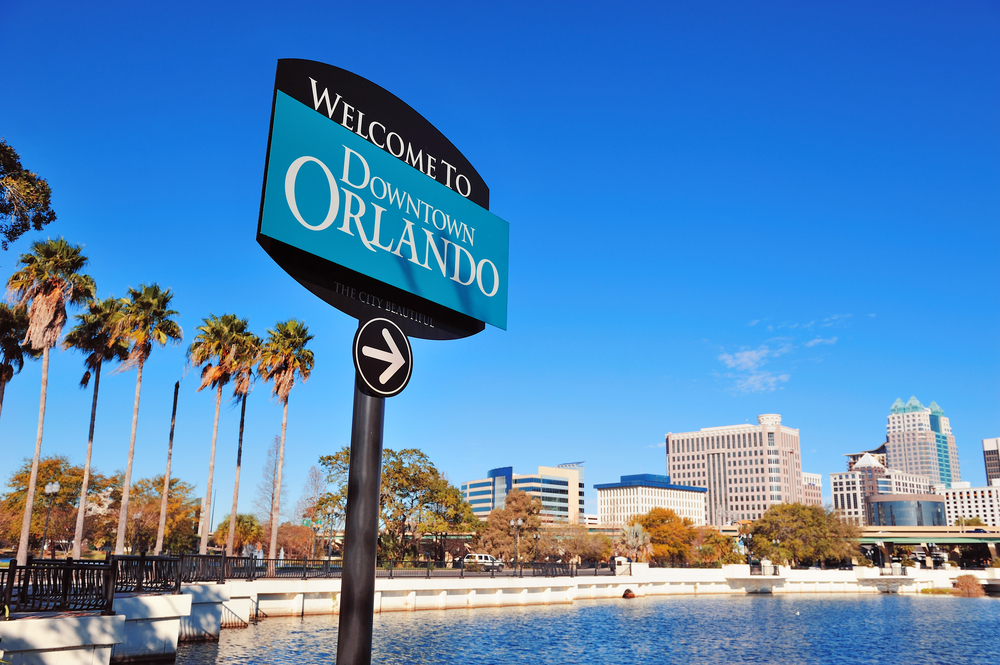 The Welcome to Orlando sign