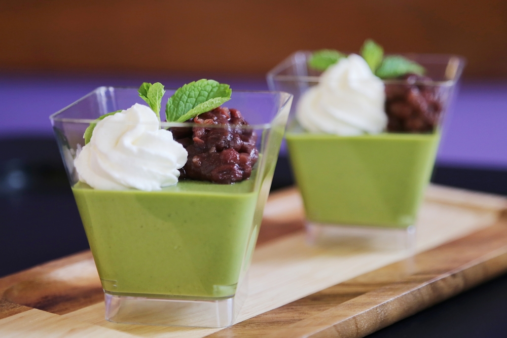 Green dessert