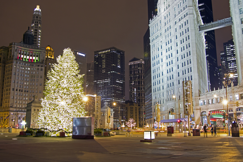 Chicago Christmas lights