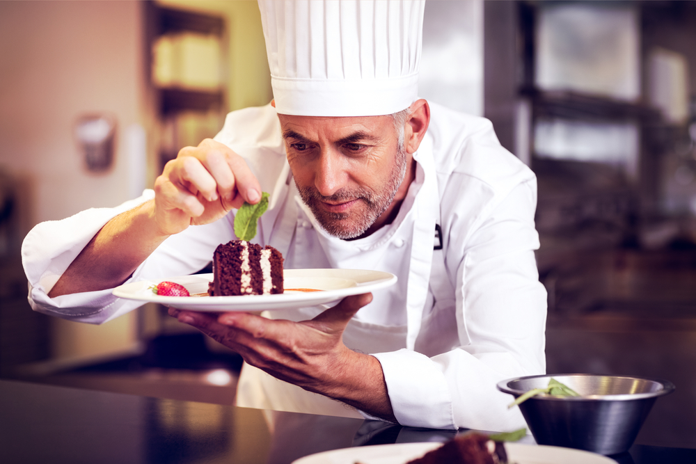 Chef preparing food